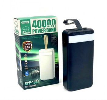 Повербанк Power Bank REMAX 40000mAh с быстрой зарядкой
PowerBank REMAX Leader Se. . фото 2