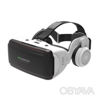 Гарнитура виртуальной реальности Shinecon SC-G06E с наушниками (Белый)