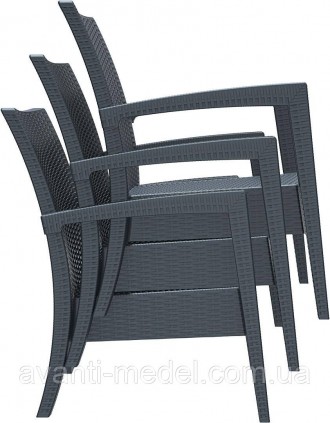 Кресло пластиковое турецкого производителя Siesta изготовлен из армированного ст. . фото 3
