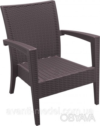Кресло пластиковое турецкого производителя Siesta изготовлен из армированного ст. . фото 1