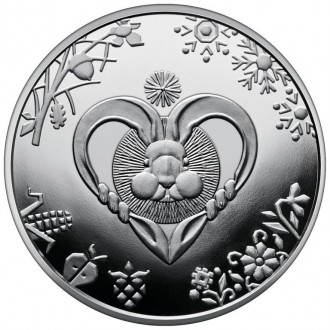 Монета "Год Кролика" 5 гривен. 2022 рік.
Сприятливо одному з тварин дванадцятирі. . фото 4