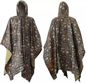 Тактический дождевик-пончо EasyFit RainC (военный плащ ВСУ) камуфляж marpat. Київ. фото 1 Тактический дождевик-пончо EasyFit RainC (военный плащ ВСУ) камуфляж marpat. Київ. фото 1