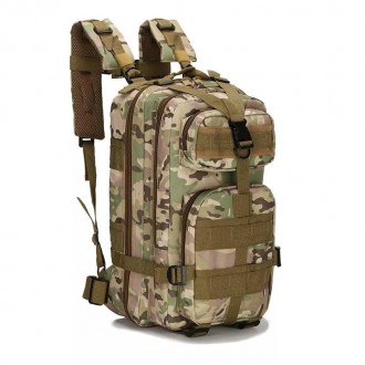 Практичный и вместительный тактический штурмовой трехдневных рюкзак, имеющий два. . фото 2