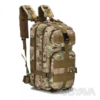 Практичный и вместительный тактический штурмовой трехдневных рюкзак, имеющий два. . фото 1