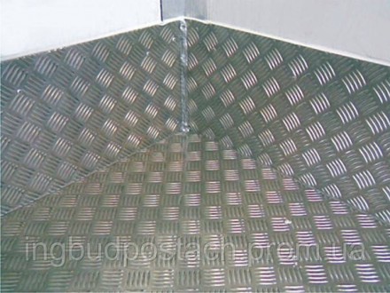 Лист алюминиевый рифленый 1.5х1250х2500мм АД0 (1050) Квинтет
 
Рифленый алюминие. . фото 5