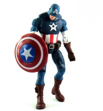 Игровой набор 6в1 фигурки Супергероев Марвел: Халк, Тор, Капитан Америка, Росома. . фото 5