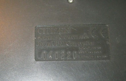 Настольный калькулятор Citizen SDC-660 
Производитель:     Citizen
Тип:       . . фото 7