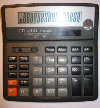 Настольный калькулятор Citizen SDC-660 
Производитель:     Citizen
Тип:       . . фото 2