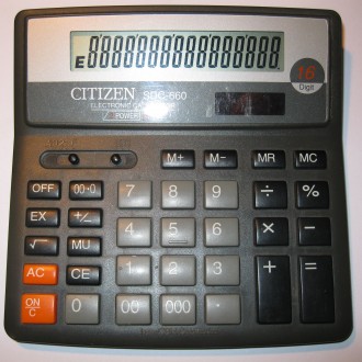 Настольный калькулятор Citizen SDC-660 
Производитель:     Citizen
Тип:       . . фото 3