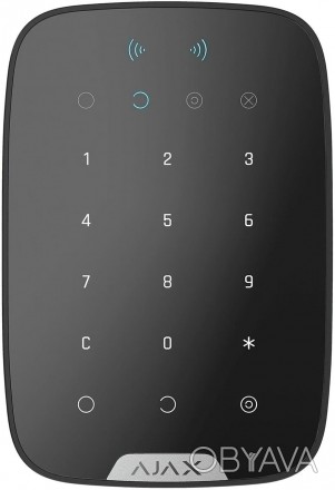 KeyPad Plus - бездротова клавіатура з підтримкою захищених безконтактних карток . . фото 1