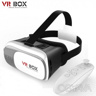 Шлем виртуальной реальности очки 3D Virtual VR Box с пультом управления 2-го пок