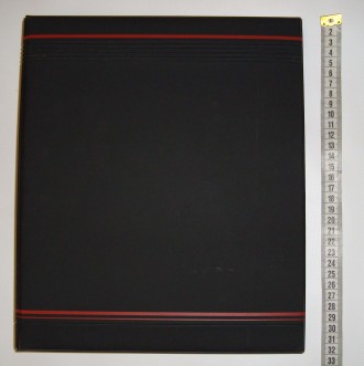 Визитница А4 на кольцах Durable Visifix с разделителями на 400 визиток черная (2. . фото 2