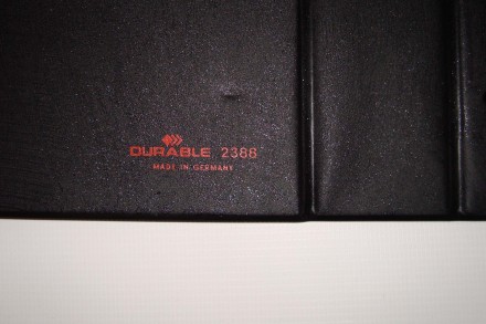 Визитница А4 на кольцах Durable Visifix с разделителями на 400 визиток черная (2. . фото 4