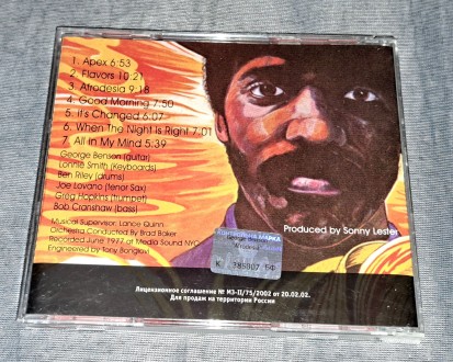 Продам СД Lonnie Smith - Afro-Desia
Состояние диск/полиграфия VG+/VG+
Коробка . . фото 3