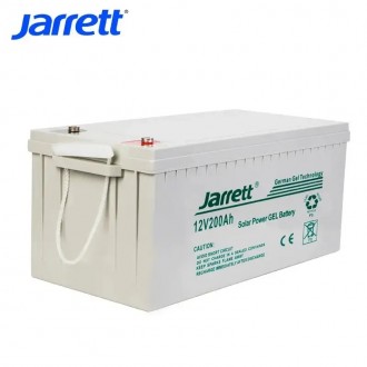 Гелевий акумулятор Jarrett GEL Battery 200 Ah 12V

Гелевий акумулятор Jarrett . . фото 8