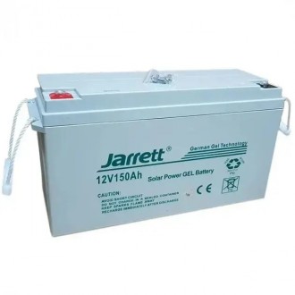 Гелевий акумулятор Jarrett GEL Battery 150 Ah 12V

Гелевий акумулятор Jarrett . . фото 7