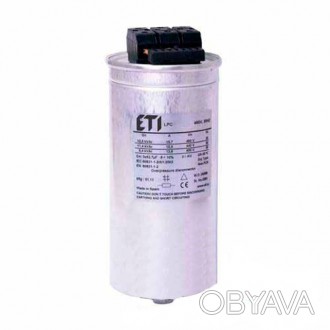 
Конденсатор 10кВАр 0,4 кВ LPC ETI - предназначен для использования в установках. . фото 1