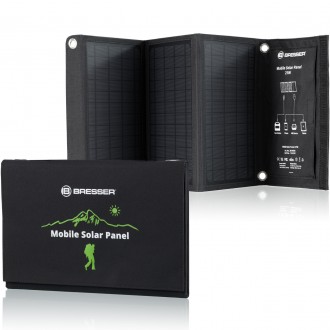 Портативное зарядное устройство Bresser Mobile Solar Charger 21 Watt USB DC (381. . фото 2
