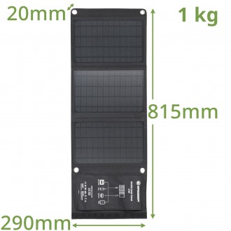 Портативное зарядное устройство Bresser Mobile Solar Charger 21 Watt USB DC (381. . фото 6