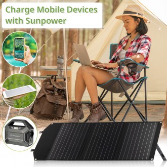 Портативное зарядное устройство Bresser Mobile Solar Charger 60 Watt USB DC (381. . фото 11