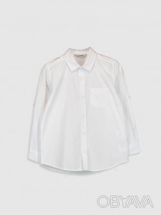 Замечательная белая рубашка бренда LC Waikiki.
Возраст от 10 до 12 лет, рост 14. . фото 1