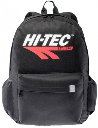  Вместительный городской рюкзак Hi-Tec MC220.11 28L Черный Рюкзак изготовлен из . . фото 3