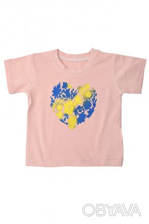 Детская футболка для девочки, Производство Украина. Оттичный дизайн, посадка, кр. . фото 1