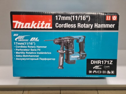 
Makita DHR171Z без зу и аккумулятора! Оригинал новый!
Характеристики смотрите н. . фото 3