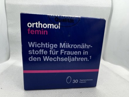 
Orthomol Femin Витамины для женщин при менопаузе, 60 капсул, 30 дней
Специальны. . фото 3