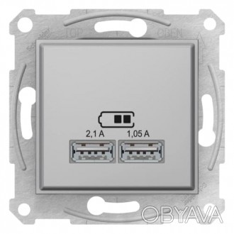 
Механизм USB-розетки Schneider Electric Sedna SDN2710260 предназначен для быстр. . фото 1