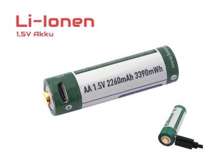 Аккумулятор Keeppower AA 14500 1,5В 2260mAh с microUS (Зеленый с белым)
Цена ука. . фото 6
