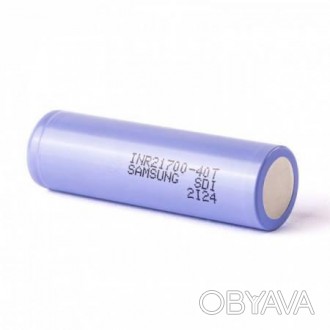 Акумулятор 21700 Samsung INR21700-40T SDI 4000mah високотоковий (Синій)
Ціна вка. . фото 1