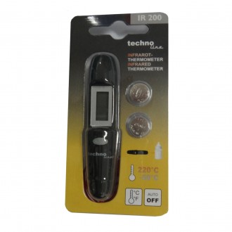 Інфрачервоний термометр кухонний Technoline IR200 Black (IR200) Кухня,термометр харчовий. . фото 4 Інфрачервоний термометр Technoline IR200 Black - це універсальний пристрій, який. . фото 4