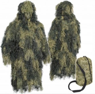 Маскувальний халат Mil-Tec Ghillie Parka Woodland Sniper 
Професійний снайперськ. . фото 3