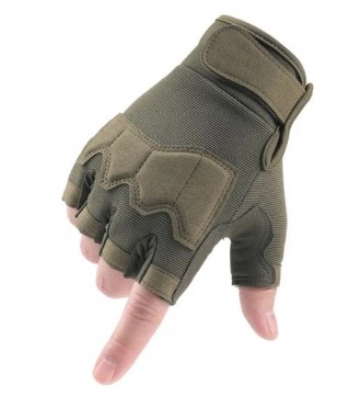 Тактические перчатки без пальцев (универсальный размер) на липучке
Размер L/
Бес. . фото 4