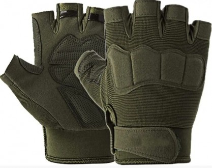Тактичні рукавички без пальців (універсальний розмір) на липучці
Розмір L/
Безпа. . фото 3