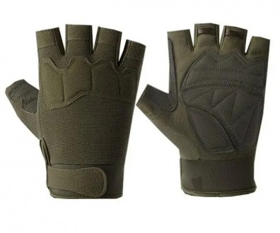 Тактические перчатки без пальцев (универсальный размер) на липучке
Размер L/
Бес. . фото 2