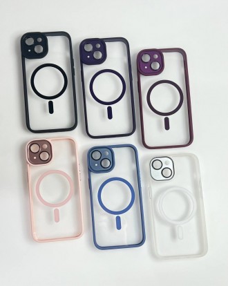 Чохол Shinny Case MagSafe для айфон силіконовий
квадратні бортики;
в чохлі вмо. . фото 5