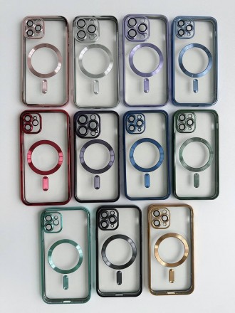 Чохол Shinny Case MagSafe для айфон силіконовий
квадратні бортики;
в чохлі вмо. . фото 7