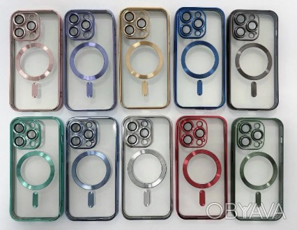 Чохол Shinny Case MagSafe для айфон силіконовий
квадратні бортики;
в чохлі вмо. . фото 1