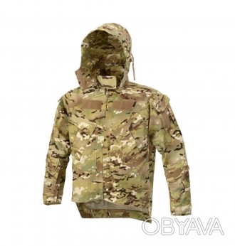 Военная мужская куртка Dragonfly Defcon 5 с капюшоном (Мультикам) S