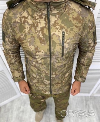 Тактическая теплая мужская куртка Бушлат (Пиксель) M