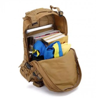 Тактический рюкзак 43 л + система Molle + ткань Oxford
Рюкзак тактический 43л от. . фото 6