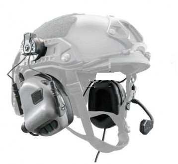 Тактичні навушники Earmor M32Н з кріпленням під шолом
Активні навушники з радіог. . фото 2