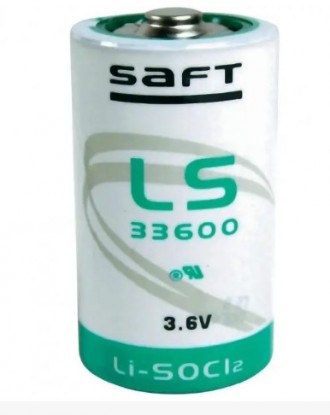 Літієва батарея SAFT LS 33600 3.6V 16500mAh
Компанія Saft є світовим лідером у р. . фото 3