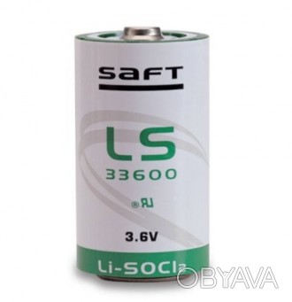 Літієва батарея SAFT LS 33600 3.6V 16500mAh
Компанія Saft є світовим лідером у р. . фото 1