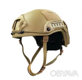Тактический шлем каска Fast/Mich NIJ IIIA (размер L) Койот