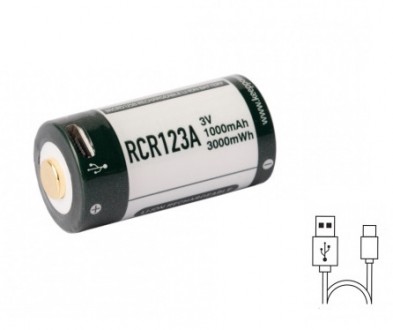Акумулятор Keeppower RCR123A 3,0В 1000mAh + micro USB (P1634U2)\
Ціна вказана на. . фото 7