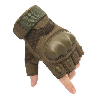 Тактичні військові рукавички з відкритими пальцями
Тактичні рукавички з відкрити. . фото 2