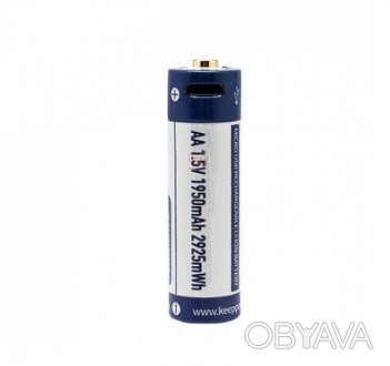 Акумулятор 14500 Keeppower Li-ion R6 1950mAh/2bl (P1450U1 AA)
Ціна вказана на 1 . . фото 1